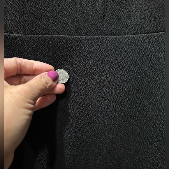 Birdy Grey HANNAH EMPIRE CURVE DRESS CREPE BLACK Sz 2X NEW NWT BRIDESMAID - Picture 4 of 4